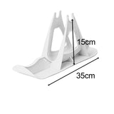 Maxbell Winter Snow Sled Bike Ski Sledge Sledding Skiing Sleigh Sports Toboggan White