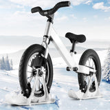 Maxbell Winter Snow Sled Bike Ski Sledge Sledding Skiing Sleigh Sports Toboggan White