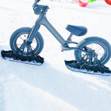 Maxbell Winter Snow Sled Bike Ski Sledge Sledding Skiing Sleigh Sports Toboggan Black