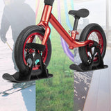 Maxbell Winter Snow Sled Bike Ski Sledge Sledding Skiing Sleigh Sports Toboggan Black