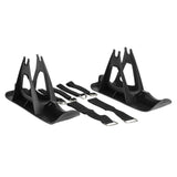 Maxbell Winter Snow Sled Bike Ski Sledge Sledding Skiing Sleigh Sports Toboggan Black