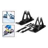 Maxbell Winter Snow Sled Bike Ski Sledge Sledding Skiing Sleigh Sports Toboggan Black