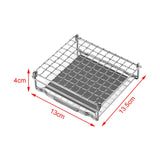 Maxbell Folding Campfire Grill Toast Grilling Topper for Cooking Backpacking Fishing 13cm x 13.5cm x 4cm