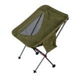 Maxbell Ultralight Folding Camping Chair Heavy Duty Packable High Back for Hiking Green