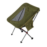 Maxbell Ultralight Folding Camping Chair Heavy Duty Packable High Back for Hiking Green