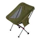 Maxbell Ultralight Folding Camping Chair Heavy Duty Packable High Back for Hiking Green