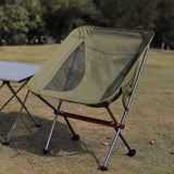 Maxbell Ultralight Folding Camping Chair Heavy Duty Packable High Back for Hiking Green