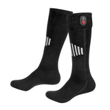Maxbell Heated Socks Long Stockings Breathable Cold Weather Unisex Winter Warm Socks Black