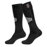 Maxbell Heated Socks Long Stockings Breathable Cold Weather Unisex Winter Warm Socks Black