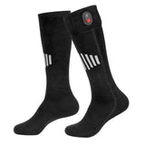 Maxbell Heated Socks Long Stockings Breathable Cold Weather Unisex Winter Warm Socks Black