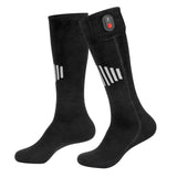Maxbell Heated Socks Long Stockings Breathable Cold Weather Unisex Winter Warm Socks Black