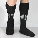 Maxbell Heated Socks Long Stockings Breathable Cold Weather Unisex Winter Warm Socks Black