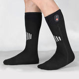 Maxbell Heated Socks Long Stockings Breathable Cold Weather Unisex Winter Warm Socks Black