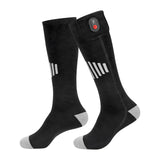 Maxbell Heated Socks Long Stockings Breathable Cold Weather Unisex Winter Warm Socks Grey