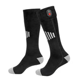 Maxbell Heated Socks Long Stockings Breathable Cold Weather Unisex Winter Warm Socks Grey