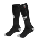Maxbell Heated Socks Long Stockings Breathable Cold Weather Unisex Winter Warm Socks Grey