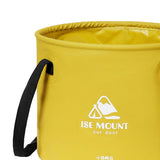 Maxbell Collapsible Bucket 10L Water Storage Bag Durable for Outdoor Activities Yellow