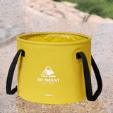 Maxbell Collapsible Bucket 10L Water Storage Bag Durable for Outdoor Activities Yellow