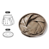 Maxbell Collapsible Bucket 10L Water Storage Bag Durable for Outdoor Activities Coffee