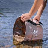 Maxbell Collapsible Bucket 10L Water Storage Bag Durable for Outdoor Activities Coffee