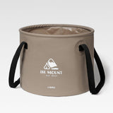 Maxbell Collapsible Bucket 10L Water Storage Bag Durable for Outdoor Activities Coffee