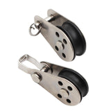 Maxbell Marine Pulley Block Swivel Nylon Accessories Hardware Rope Hanging Lifting 4.5cmx2.6cm