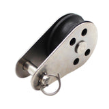 Maxbell Marine Pulley Block Swivel Nylon Accessories Hardware Rope Hanging Lifting 4.5cmx2.6cm