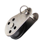 Maxbell Marine Pulley Block Swivel Nylon Accessories Hardware Rope Hanging Lifting 4.5cmx2.6cm