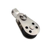 Maxbell Marine Pulley Block Swivel Nylon Accessories Hardware Rope Hanging Lifting 5.9cmx2.5cm