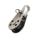 Maxbell Marine Pulley Block Swivel Nylon Accessories Hardware Rope Hanging Lifting 5.9cmx2.5cm