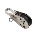 Maxbell Marine Pulley Block Swivel Nylon Accessories Hardware Rope Hanging Lifting 5.9cmx2.5cm