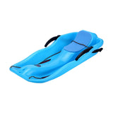 Maxbell Snow Sled Wear Resistant Non Slip Board Sledge for Skating Skiing Winter Normal Blue