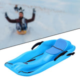 Maxbell Snow Sled Wear Resistant Non Slip Board Sledge for Skating Skiing Winter Normal Blue