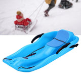 Maxbell Snow Sled Wear Resistant Non Slip Board Sledge for Skating Skiing Winter Normal Blue