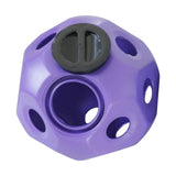 Maxbell Fun 15.7" Horse Treat Ball Horse Toys Feed Ball Feeding Toy Multipurpose Purple