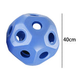 Maxbell Fun 15.7" Horse Treat Ball Horse Toys Feed Ball Feeding Toy Multipurpose Blue