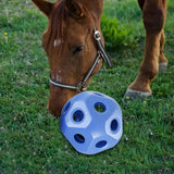 Maxbell Fun 15.7" Horse Treat Ball Horse Toys Feed Ball Feeding Toy Multipurpose Blue