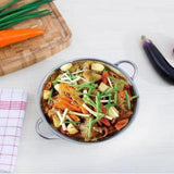 Maxbell Stainless Steel Pot with Lid Cookware Hotpot for Hiking Picnic Outdoor 27cmx7.5cm