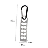 Maxbell Stainless Steel Tent Stakes Storage Pegs Holder Container for Camping Trip