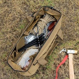 Maxbell Stainless Steel Tent Stakes Storage Pegs Holder Container for Camping Trip