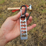 Maxbell Stainless Steel Tent Stakes Storage Pegs Holder Container for Camping Trip