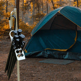 Maxbell Stainless Steel Tent Stakes Storage Pegs Holder Container for Camping Trip