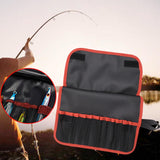 Maxbell Foldable Fishing Bait Bag Rollable Lure Jigs Pouch Container Organizer