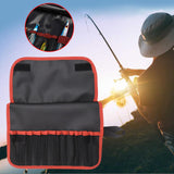 Maxbell Foldable Fishing Bait Bag Rollable Lure Jigs Pouch Container Organizer