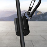 Maxbell Creek Rod Clip with Keychain Fly Fishing Rod Clips Accessory Lightweight Black