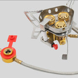 Maxbell Portable Camping Gas Stove Adjustable Stable for Travel Picnic Backpacking