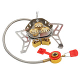 Maxbell Portable Camping Gas Stove Adjustable Stable for Travel Picnic Backpacking