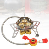 Maxbell Portable Camping Gas Stove Adjustable Stable for Travel Picnic Backpacking
