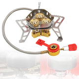 Maxbell Portable Camping Gas Stove Adjustable Stable for Travel Picnic Backpacking