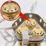 Maxbell Portable Camping Gas Stove Adjustable Stable for Travel Picnic Backpacking